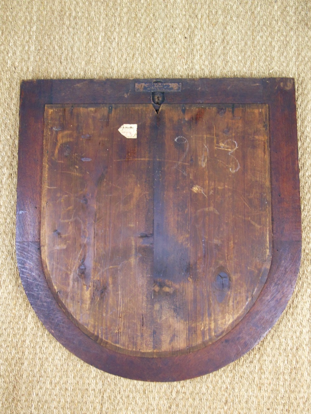 Oak Frame Lion Crest Pennant Coat of Arms View VI