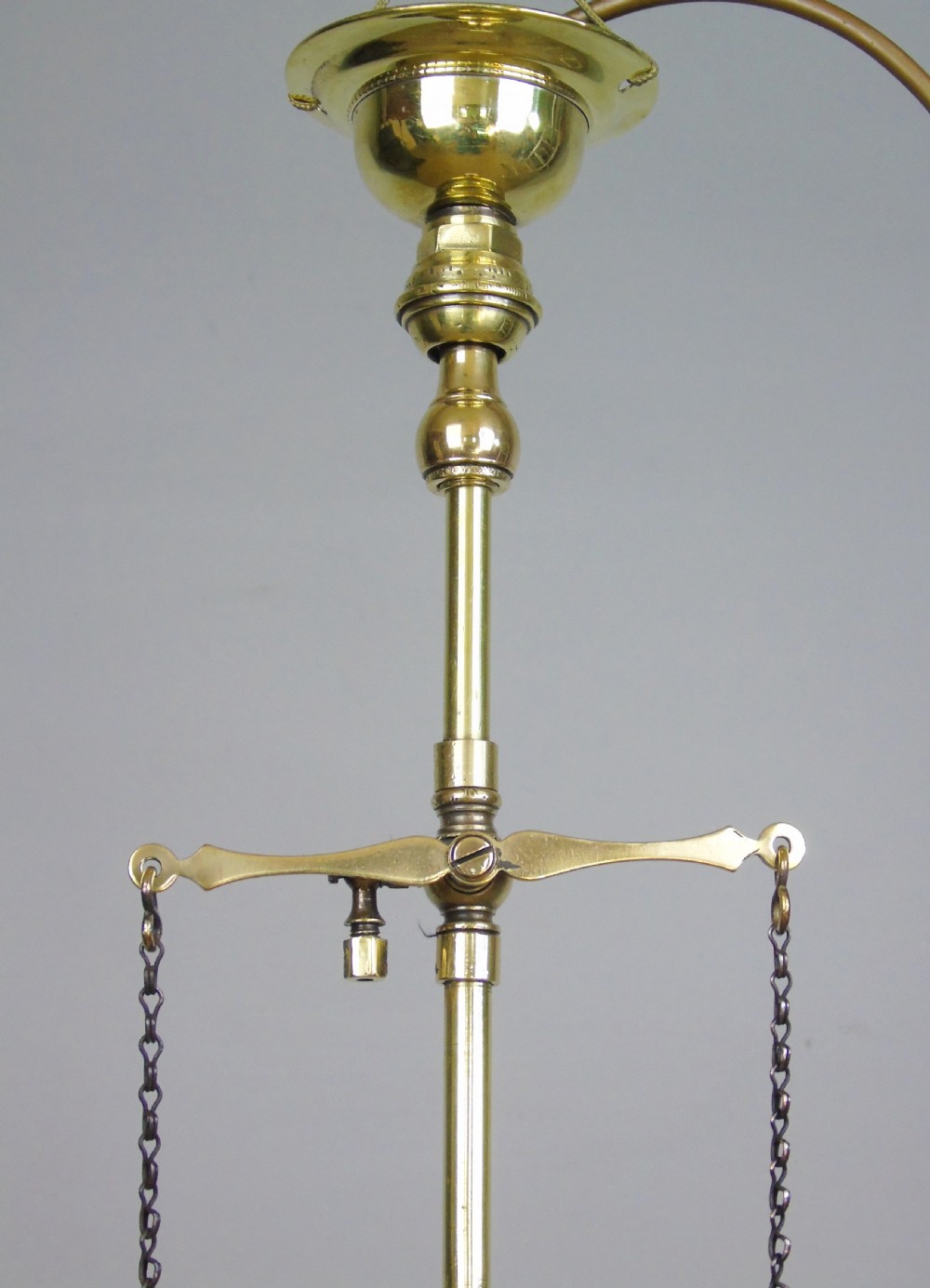 Antique Pendant 'Gasolier' Ceiling Light View IV