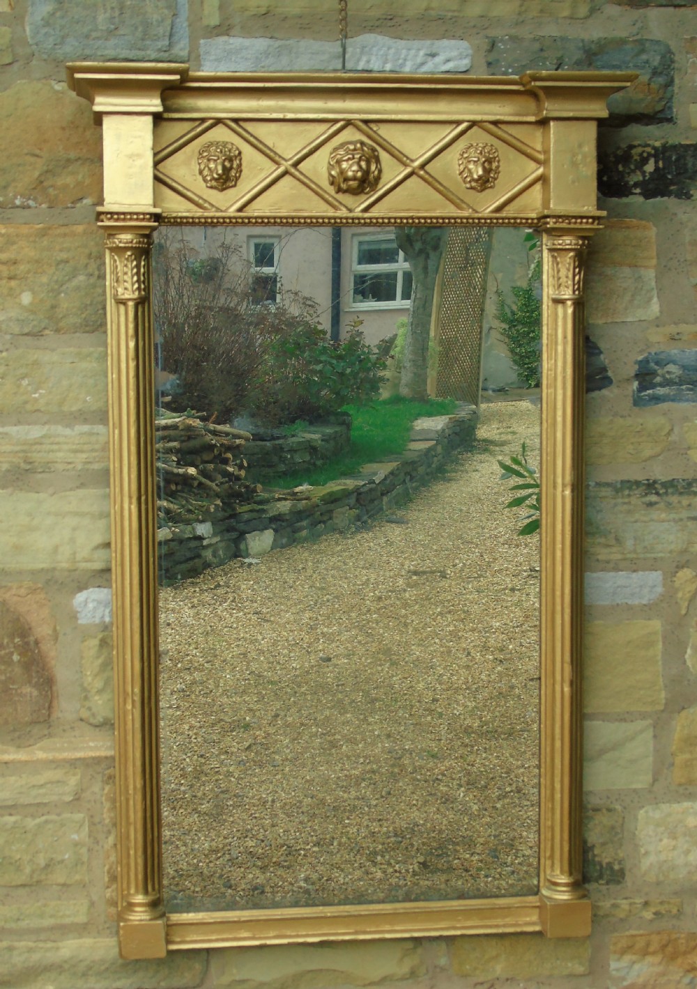 Early 19th Century Regency Pier Glass Mirror