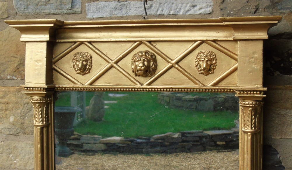 Early 19th Century Regency Pier Glass Mirror View II