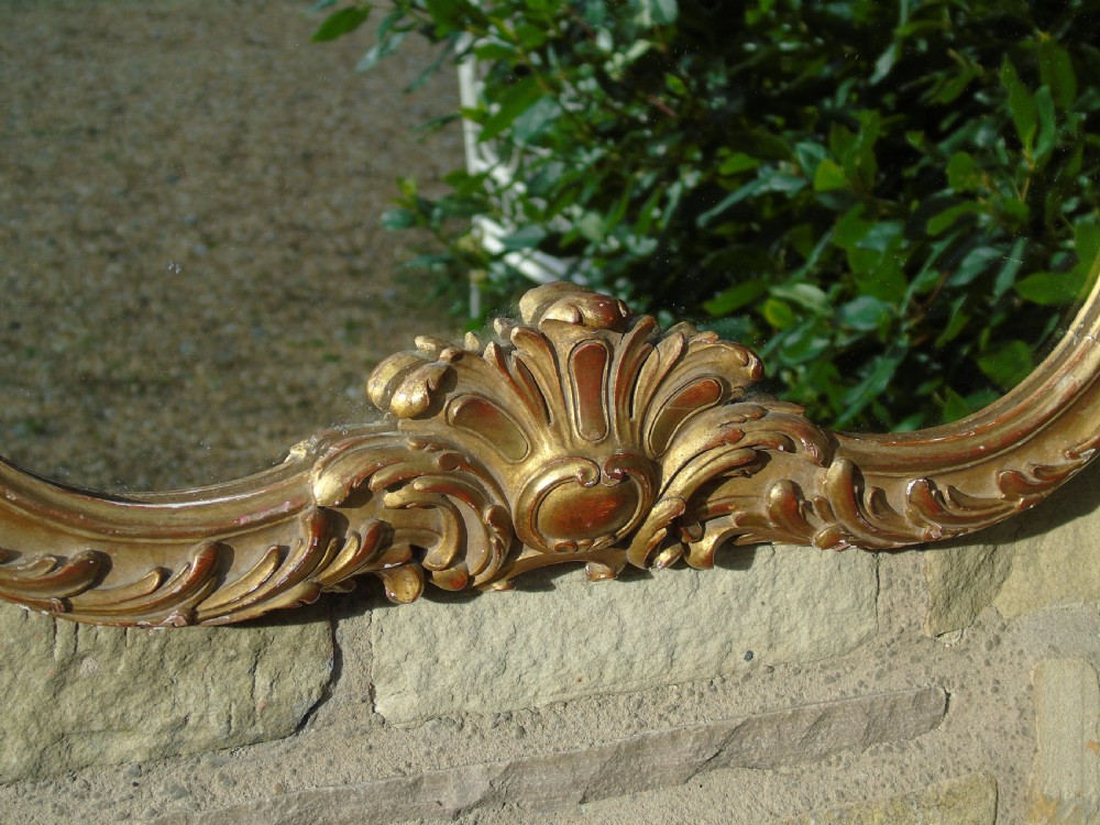 Early 20th Century French Gilt Rococo Mirror View VII