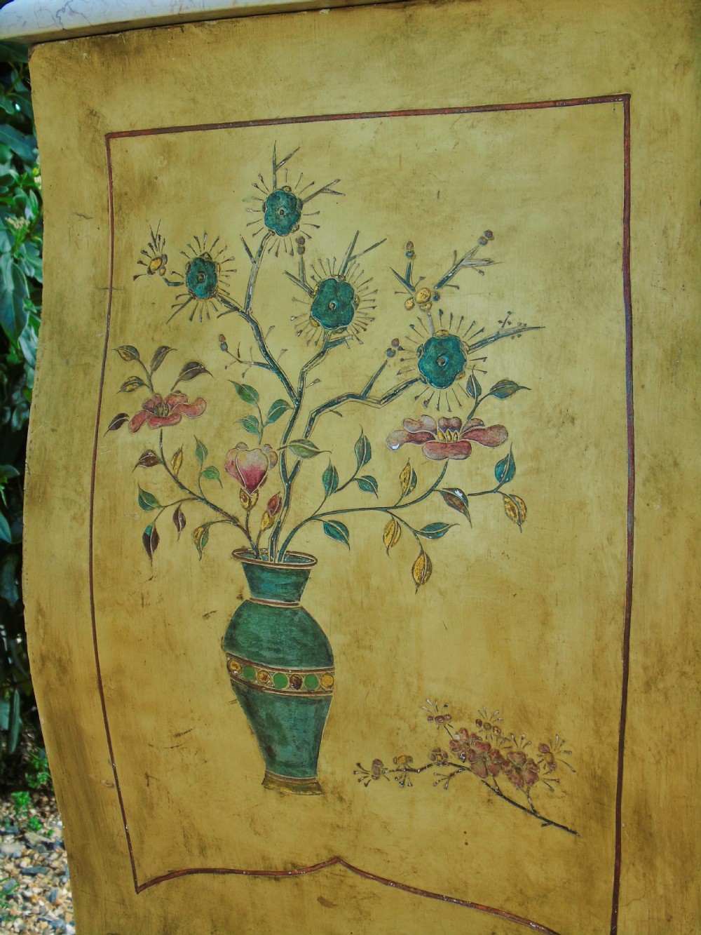 French Louis XV Style Hand Painted Commode Chest View IX