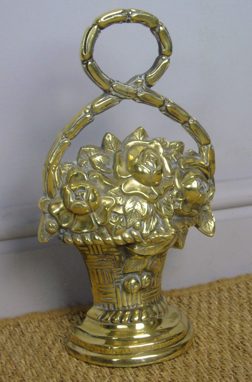 Regency Brass Doorstop Circa 1830 View III