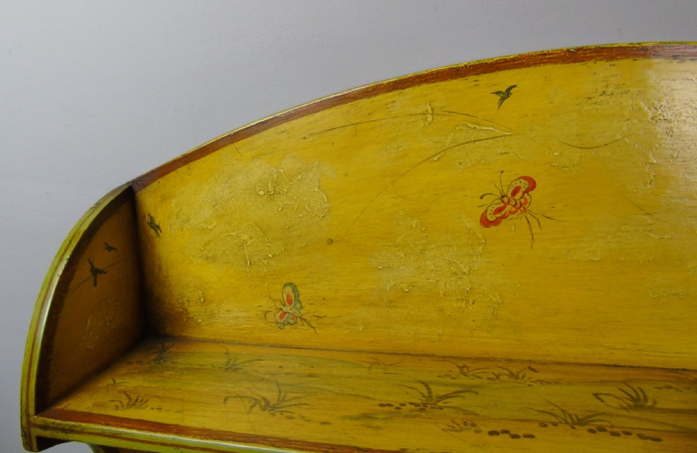 Fabulous Pair of Painted Regency Style Chinoiserie Alcove Bookcase Cabinets View VIII