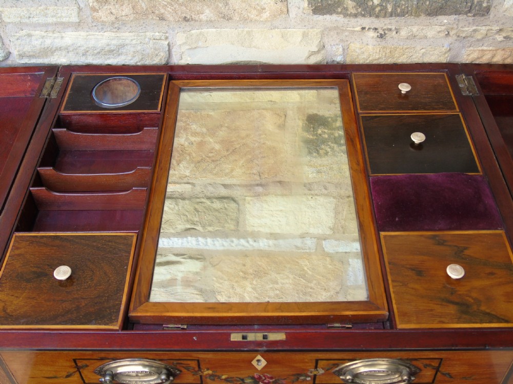 Pretty Antique Dressing Chest  Rare Hand Painted Georgian  View XI