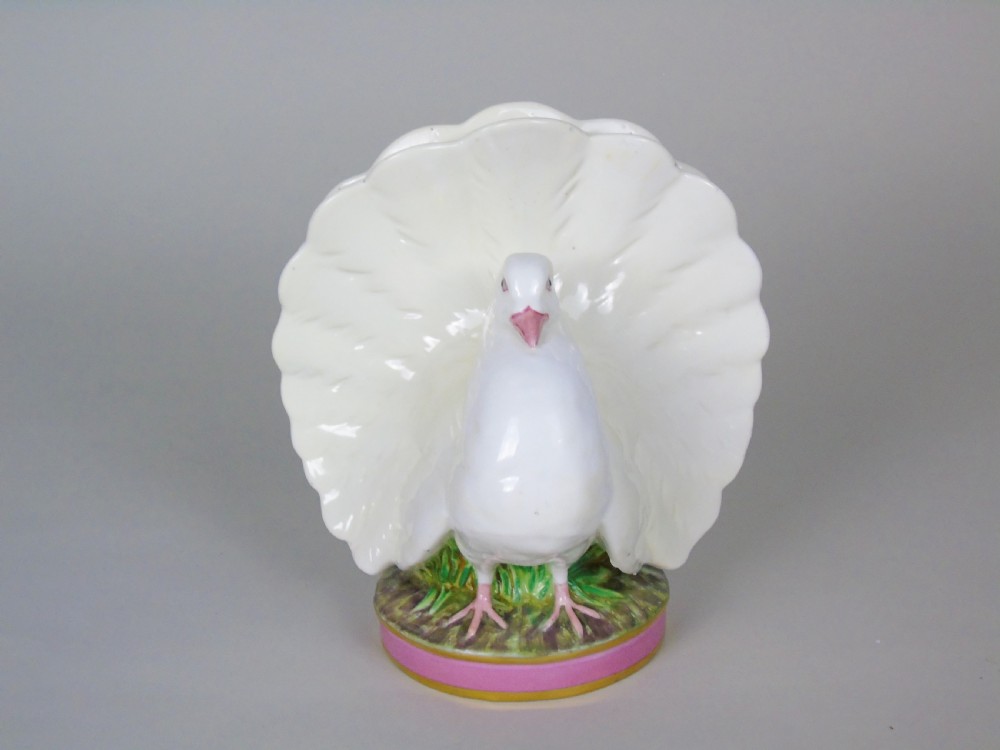 19th Century Minton Dove Posy Holder