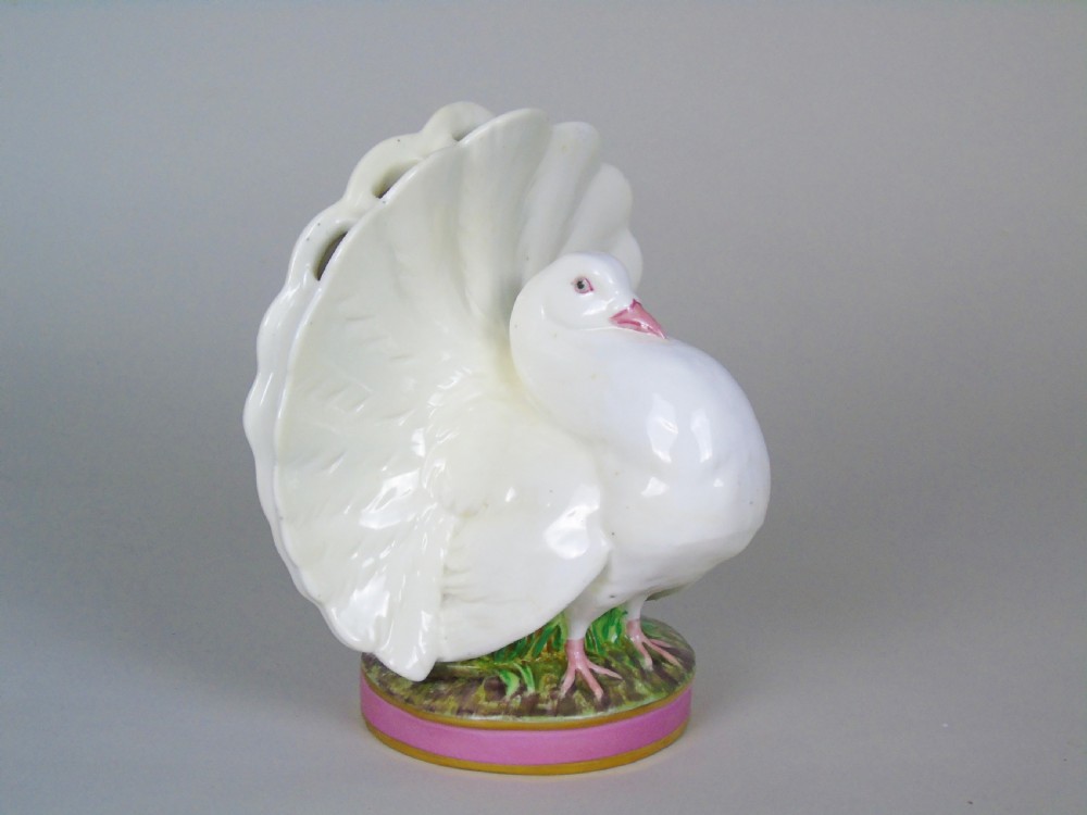 19th Century Minton Dove Posy Holder View IV