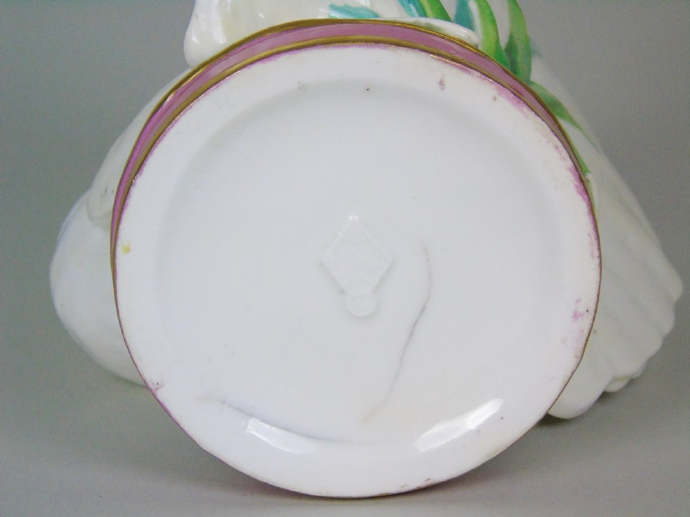 19th Century Minton Dove Posy Holder View VIII