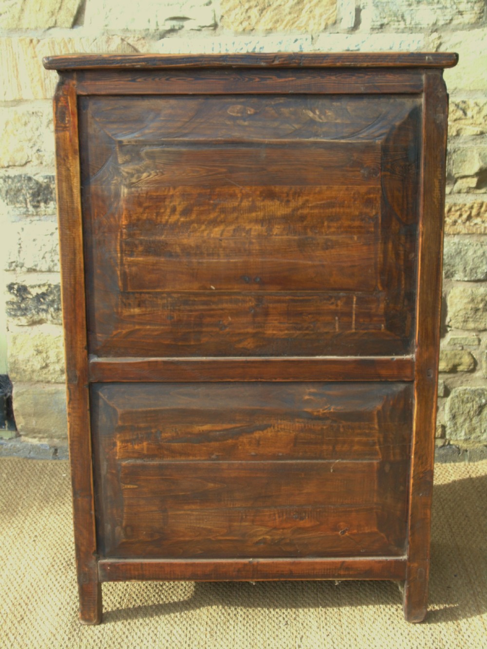 Stunning 19th Century Tibetan Hand Painted Cabinet View VI