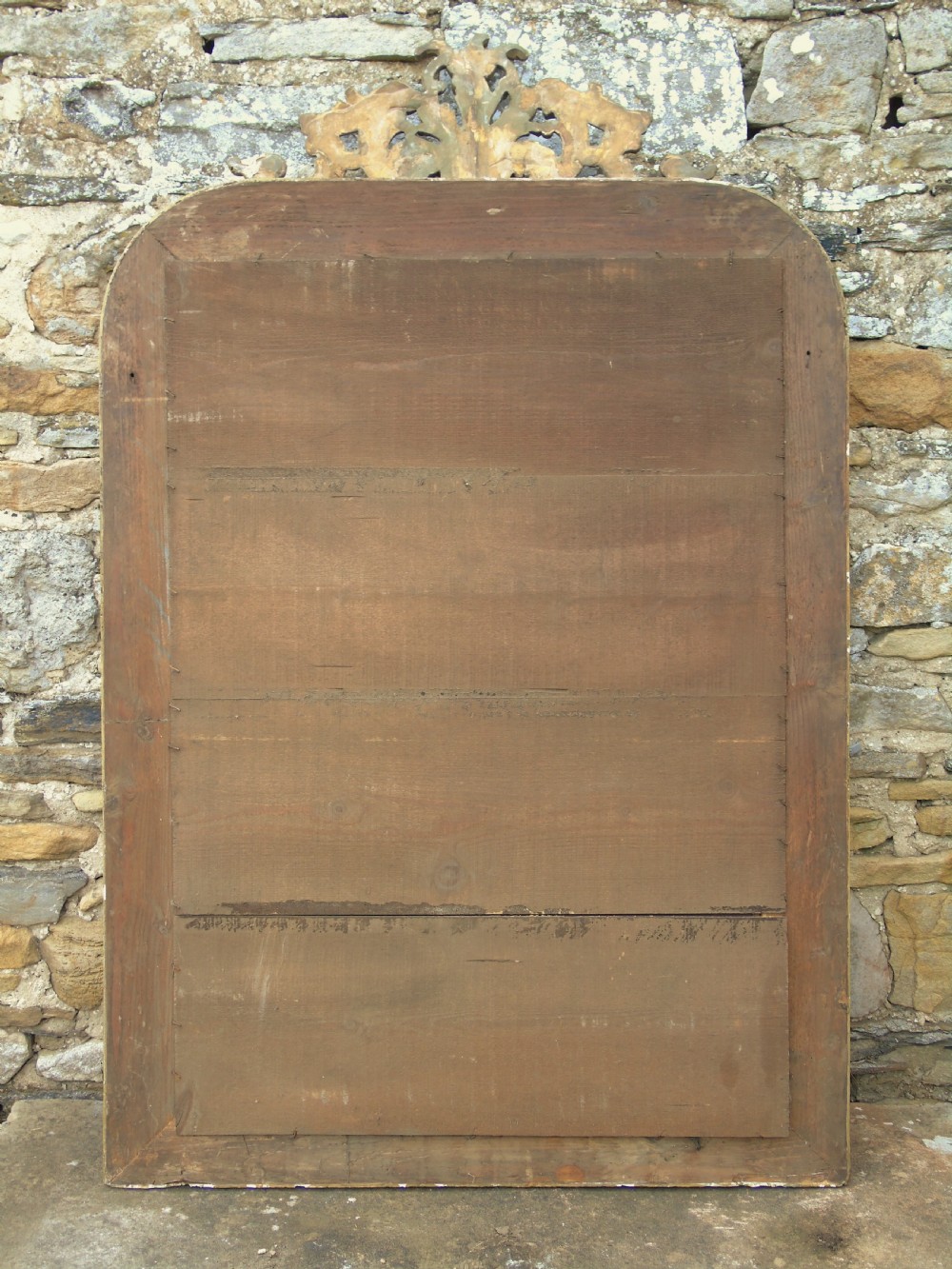 Good Antique French Gilt Arch Mirror View VIII