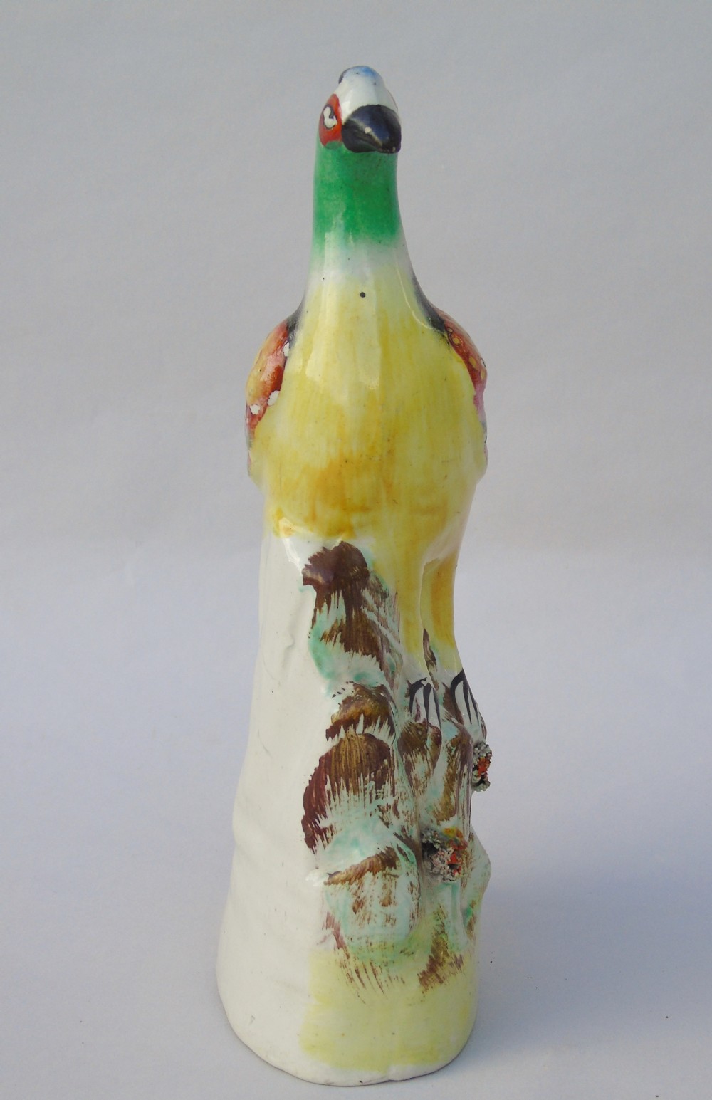 Rare Early 19th Century Staffordshire Pottery Pigeon View V