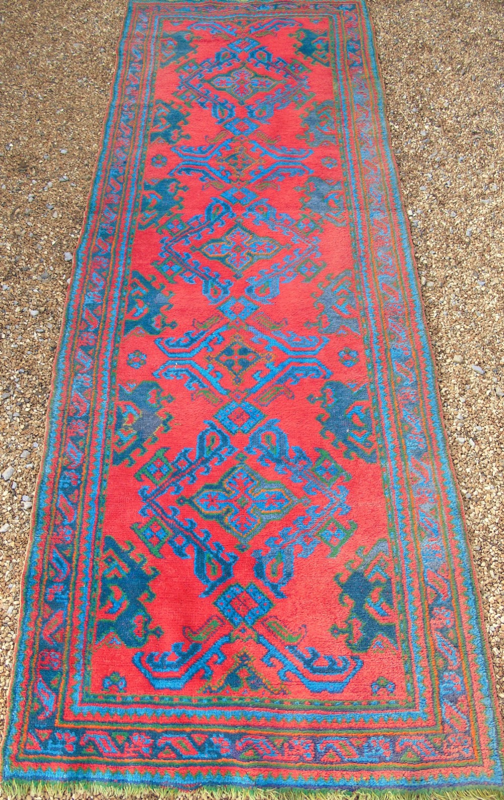 Antique Ushak Carpet Runner 350 x 129