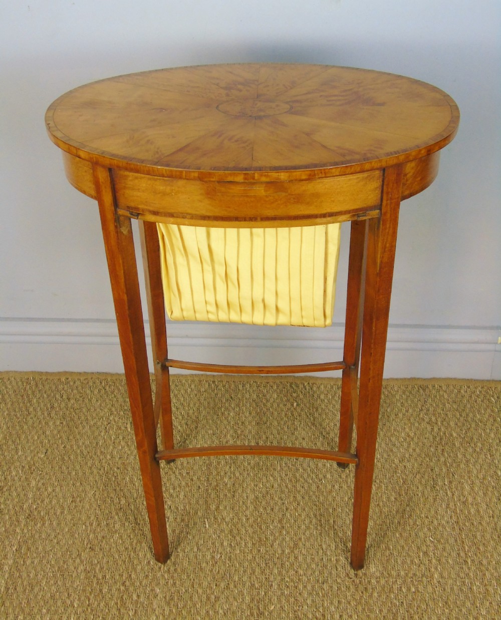 Pretty Victorian Satinwood Sewing Table View II