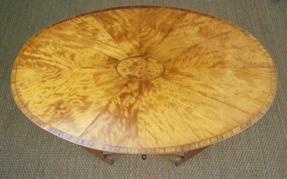 Pretty Victorian Satinwood Sewing Table View VII