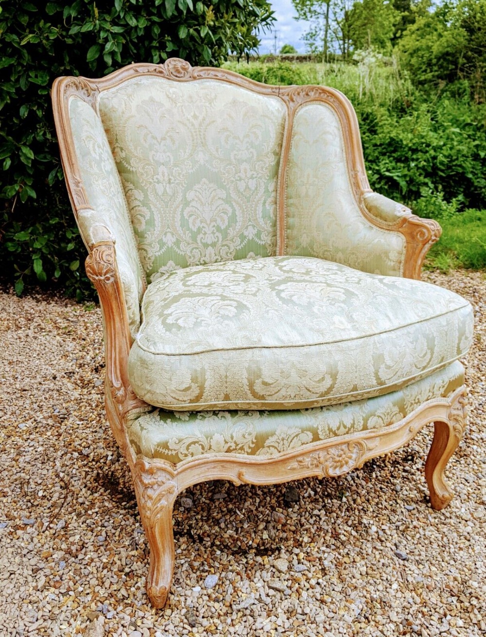 Early 20th Century Upholstered French Armchair Louis XV