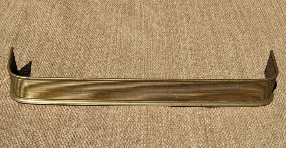 Georgian Brass Fire Kerb Fender