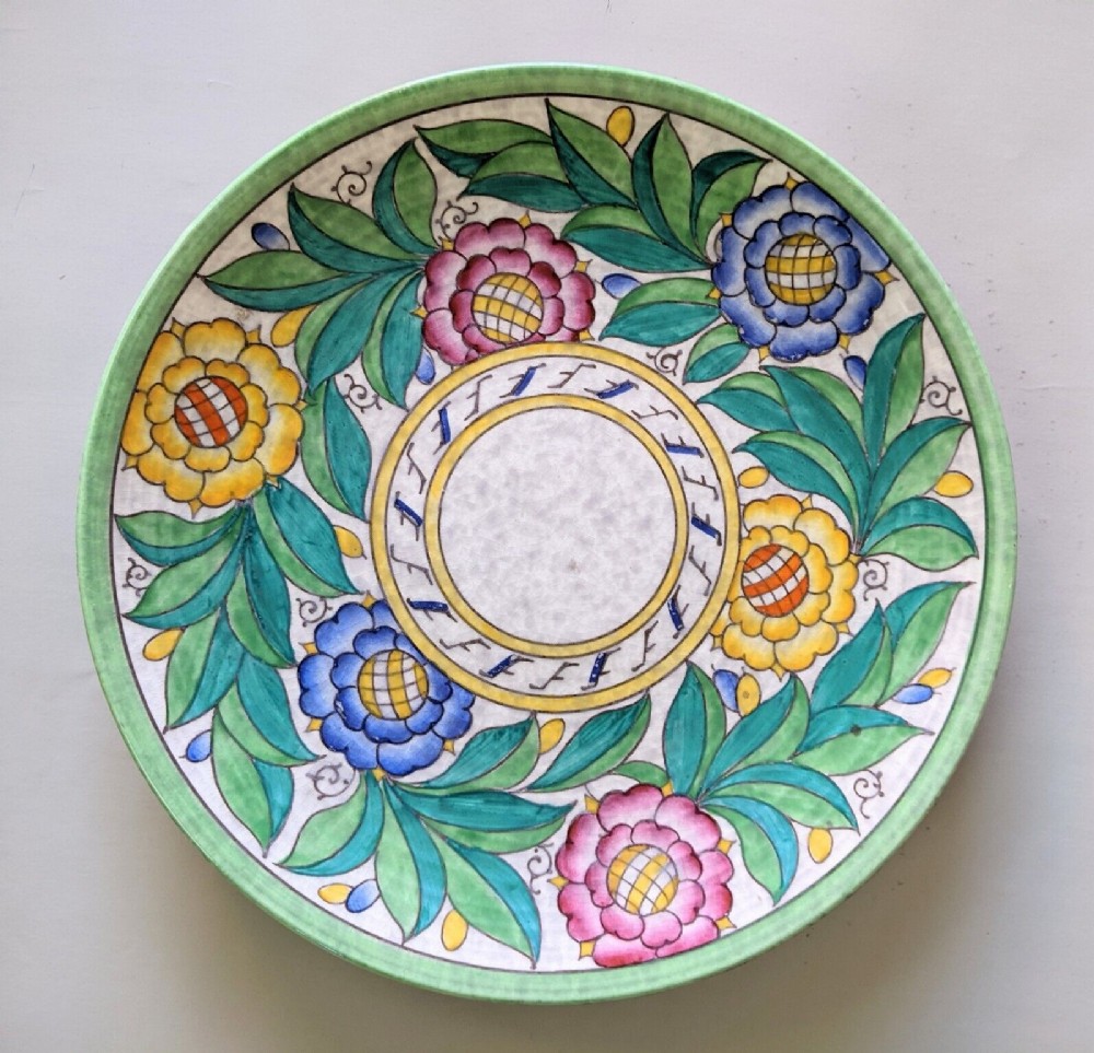 Charlotte Rhead Charger Crown Ducal