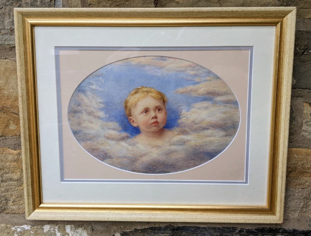 Charming Watercolour of Young Boy