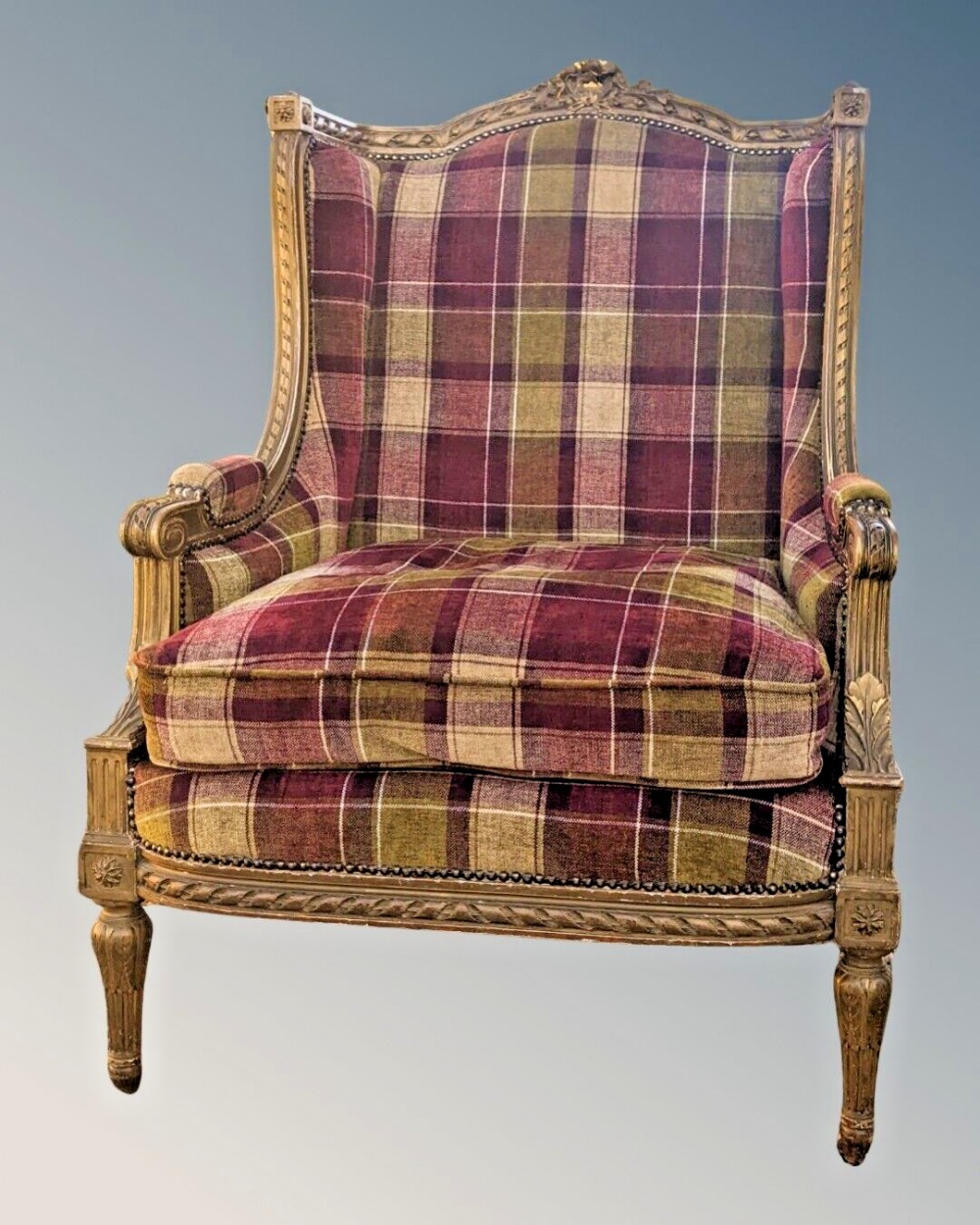 Antique French Giltwood Armchair