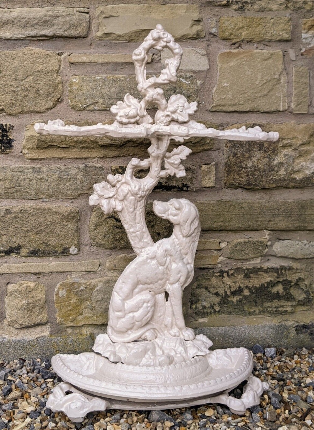 Victorian Cast Iron Stick Stand Gun Dog