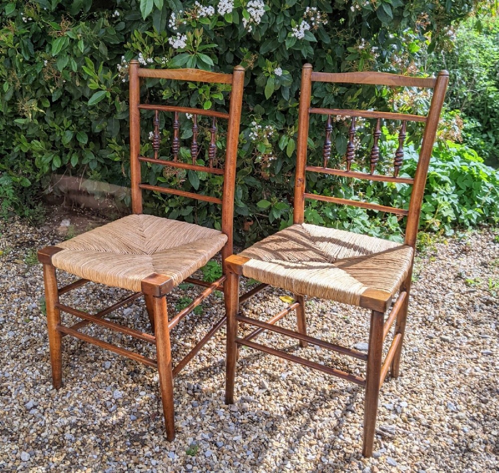 Good Pair Of Antique Sussex Chairs