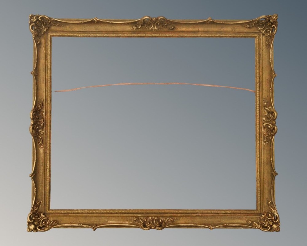 Large Gilt Swept Picture Frame