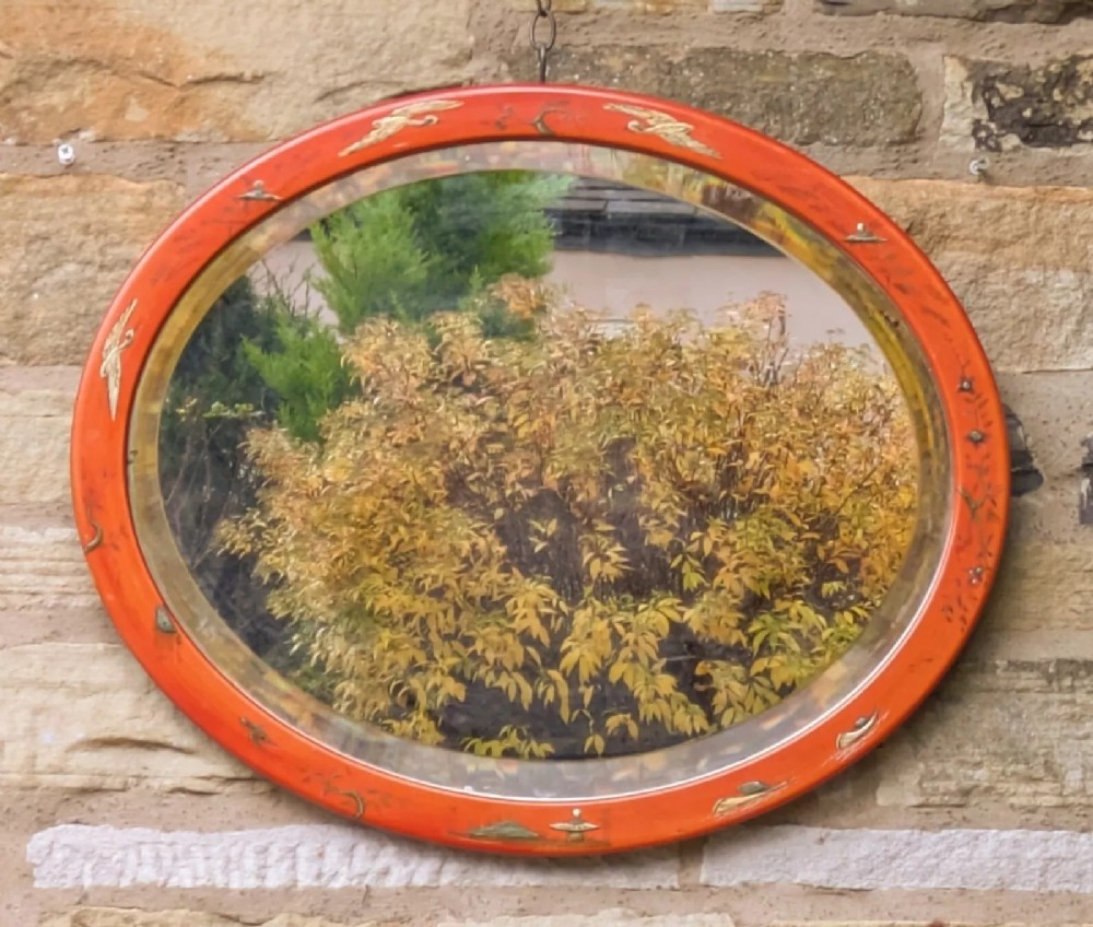 Antique Chinoiserie Mirror