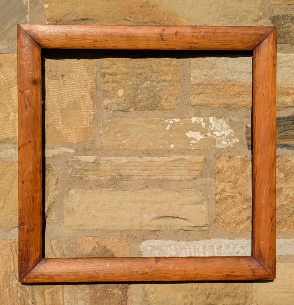 Victorian Antique Pine Cushion Picture Frame No 16