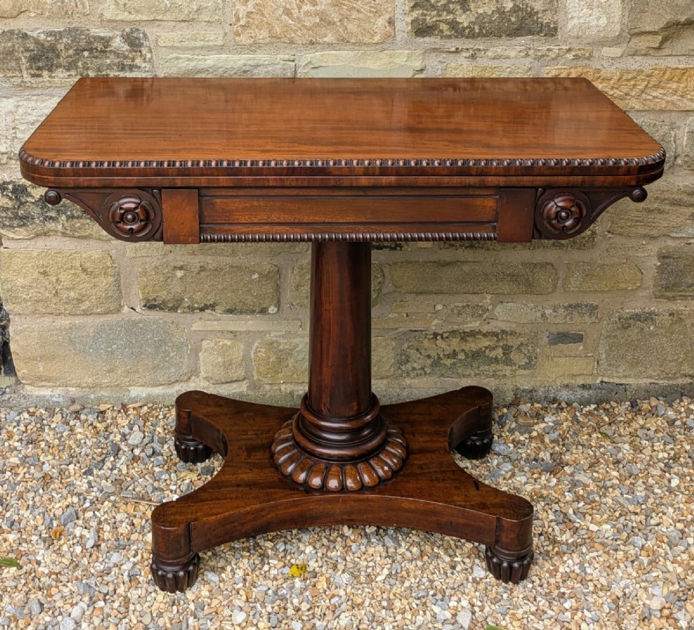 Handsome William IV Mahogany Side Table