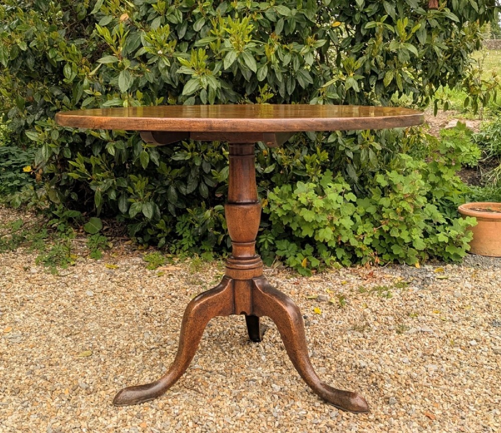George III Mahogany Tilt Top Table