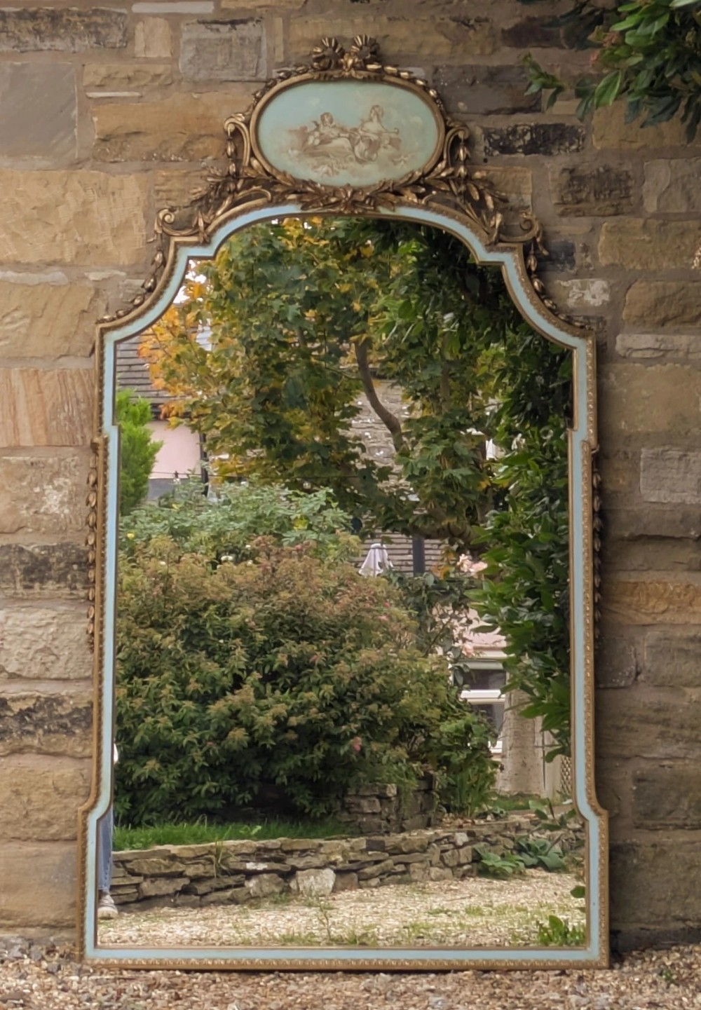 Stunning French Parcel Gilt Mirror