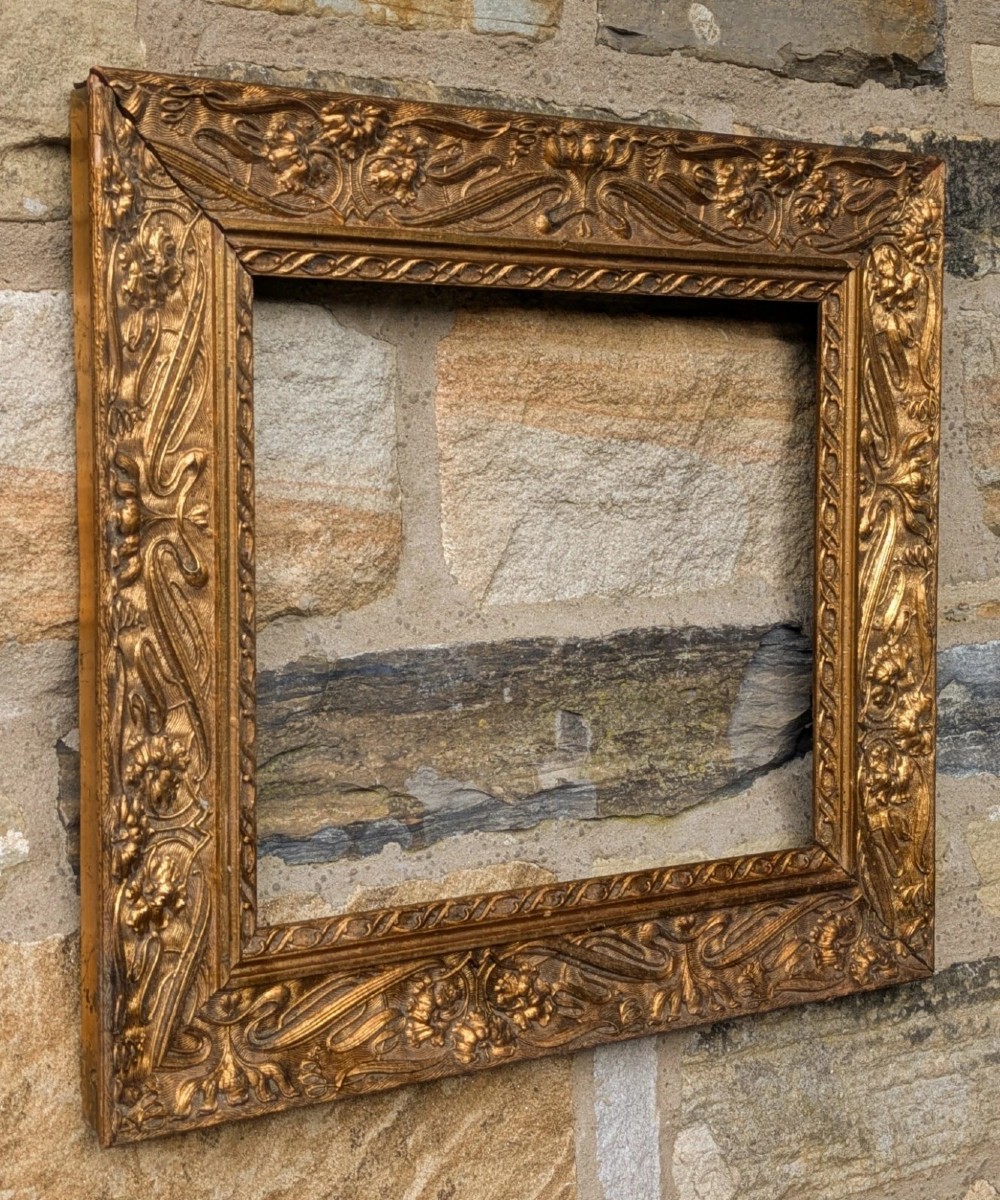 Beautiful Art Nouveau Gilt Picture Frame View II