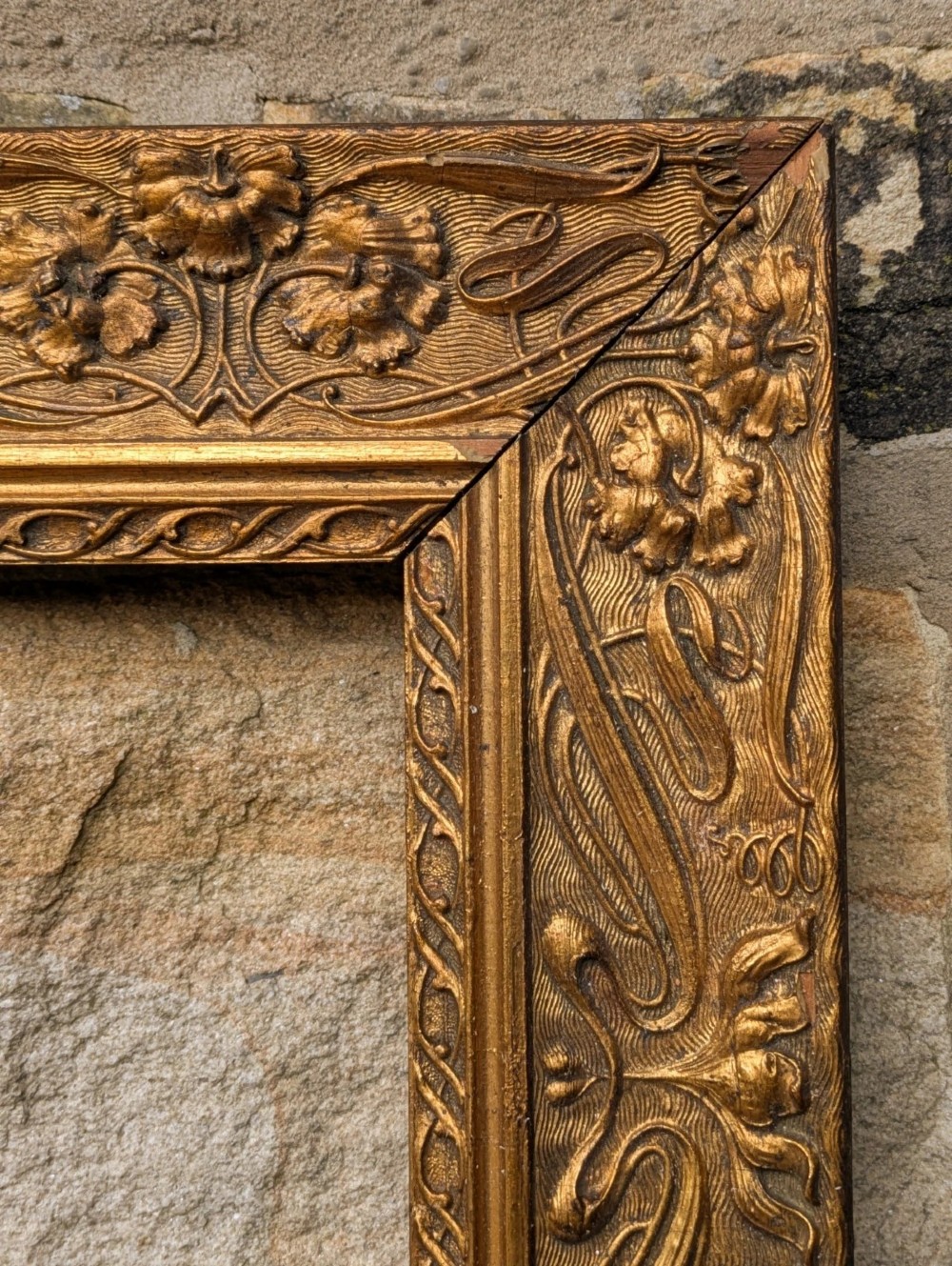 Beautiful Art Nouveau Gilt Picture Frame View IV
