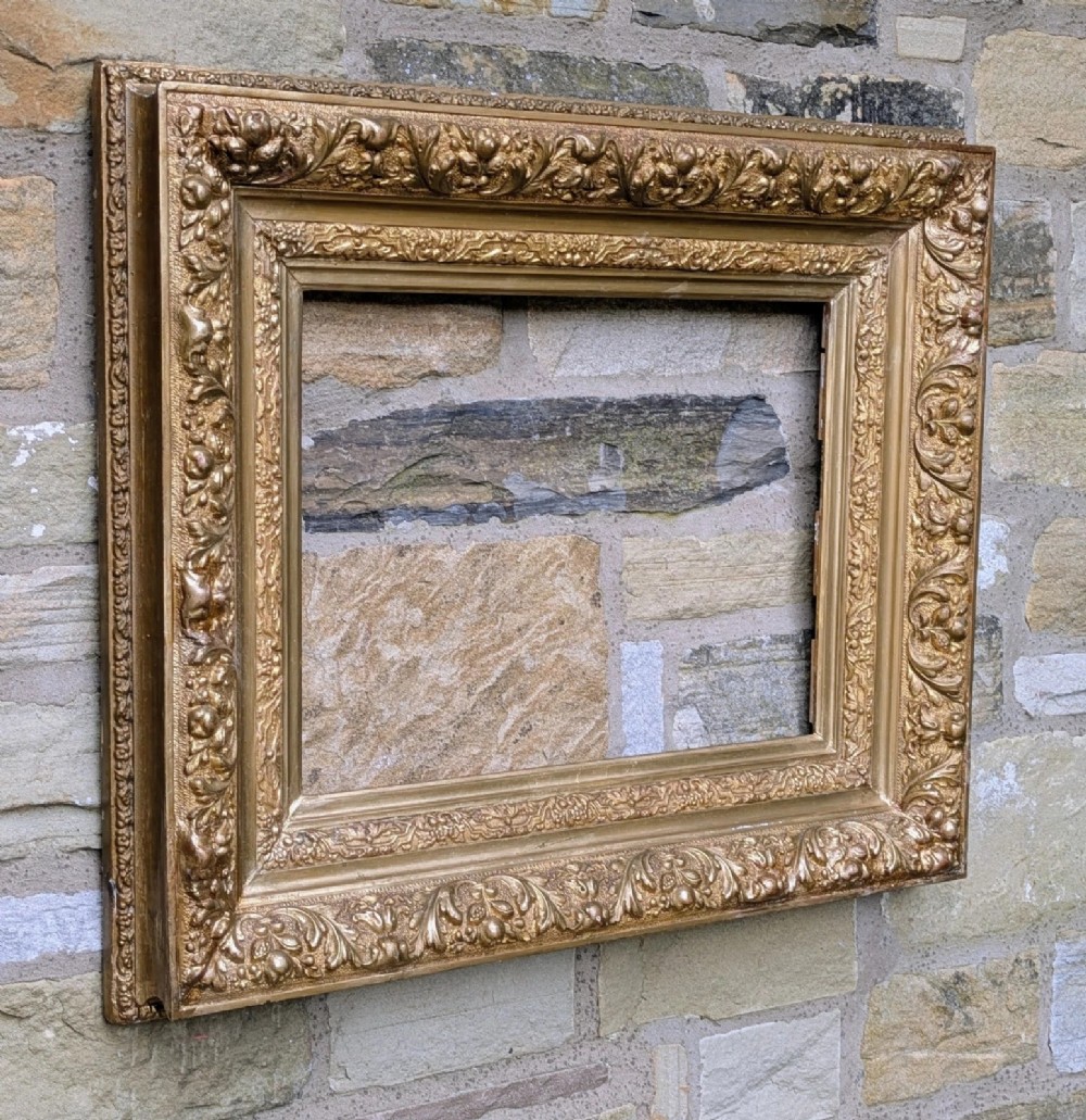 Ornate Victorian Gilt & Gesso Frame