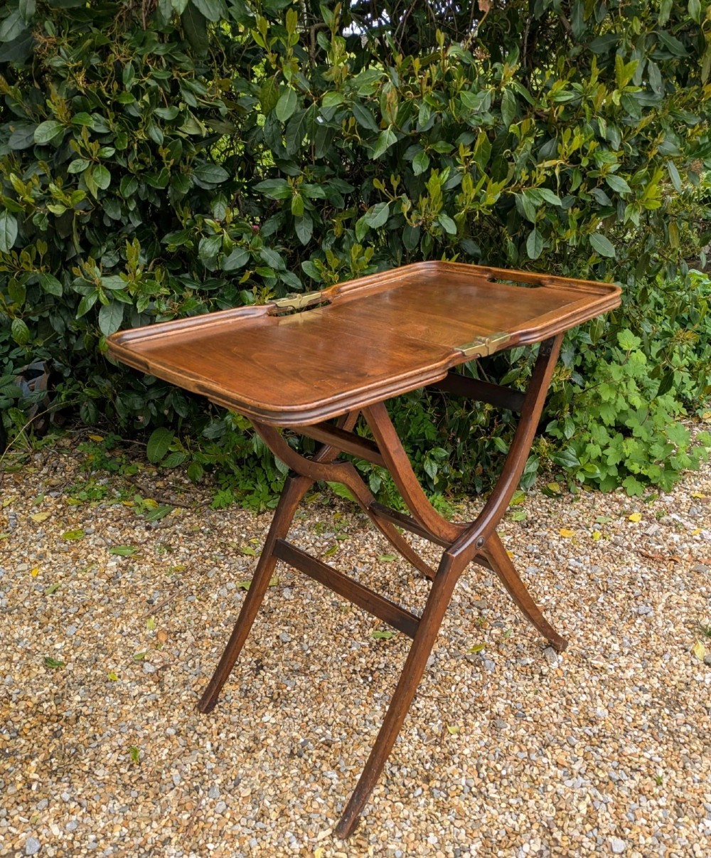 19th Century Mahogany Coaching Table View II