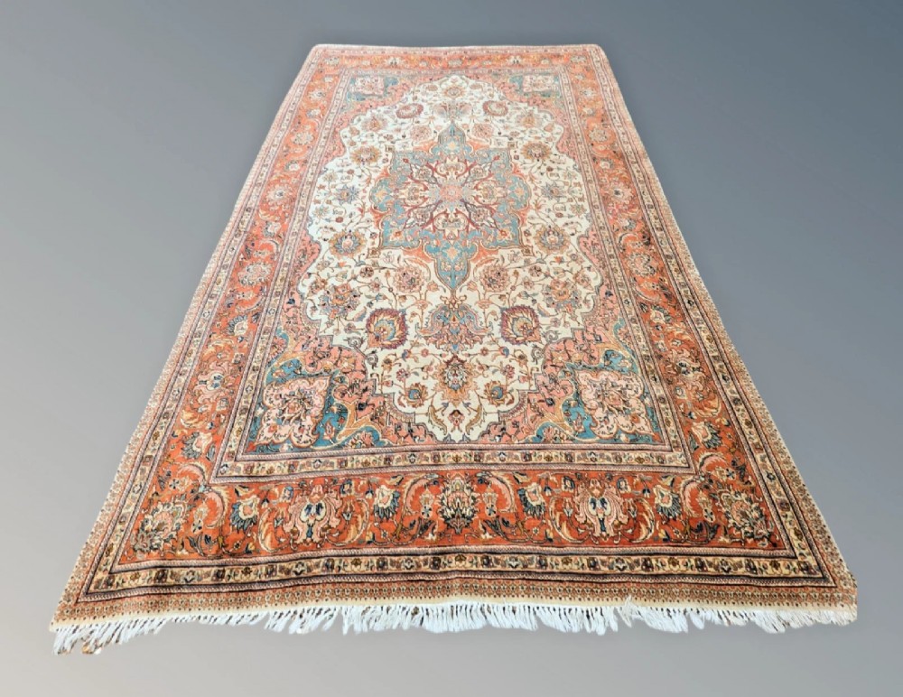 Beautiful Signed Tabriz Carpet 302 x 211 View II