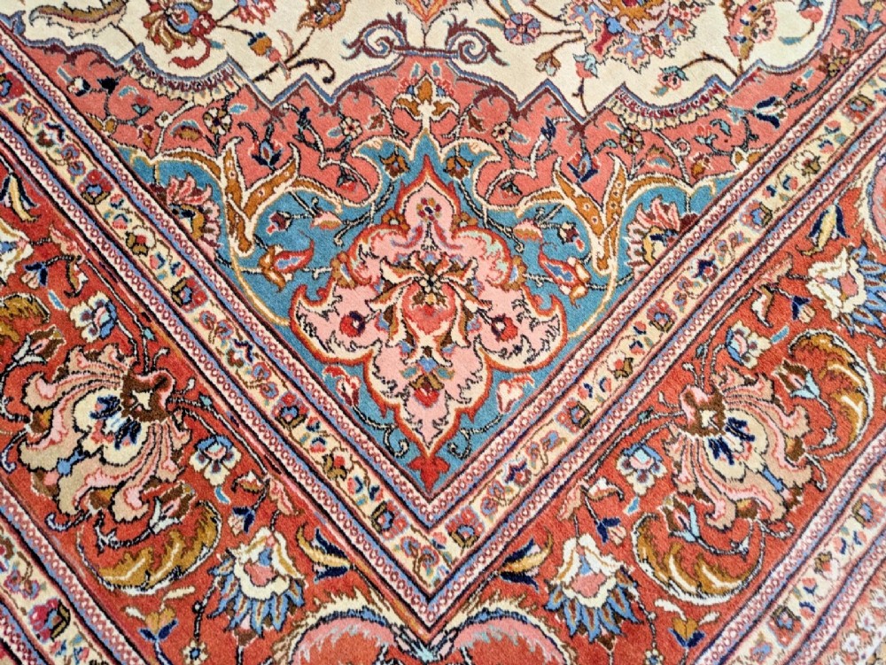 Beautiful Signed Tabriz Carpet 302 x 211 View III