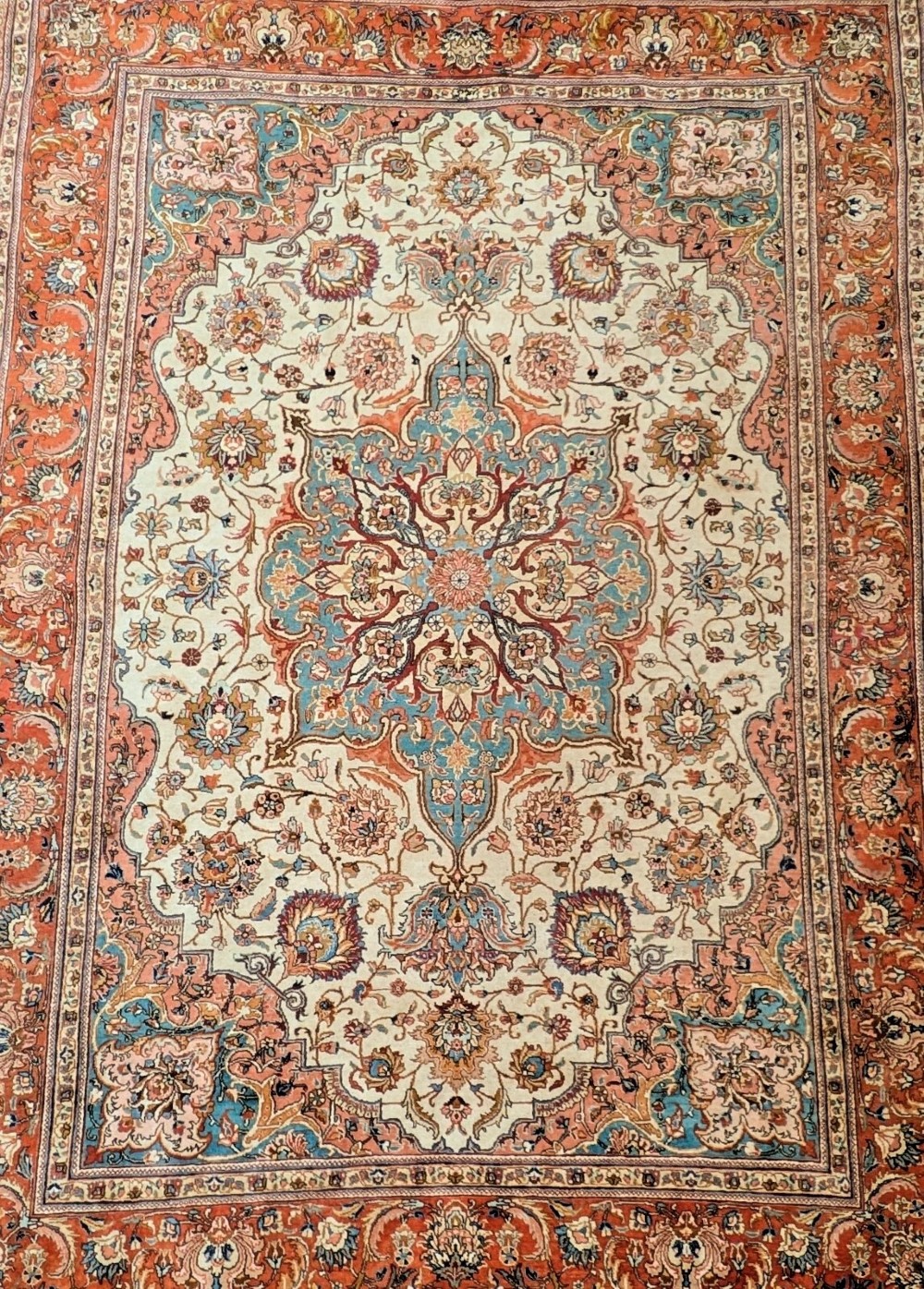 Beautiful Signed Tabriz Carpet 302 x 211 View V