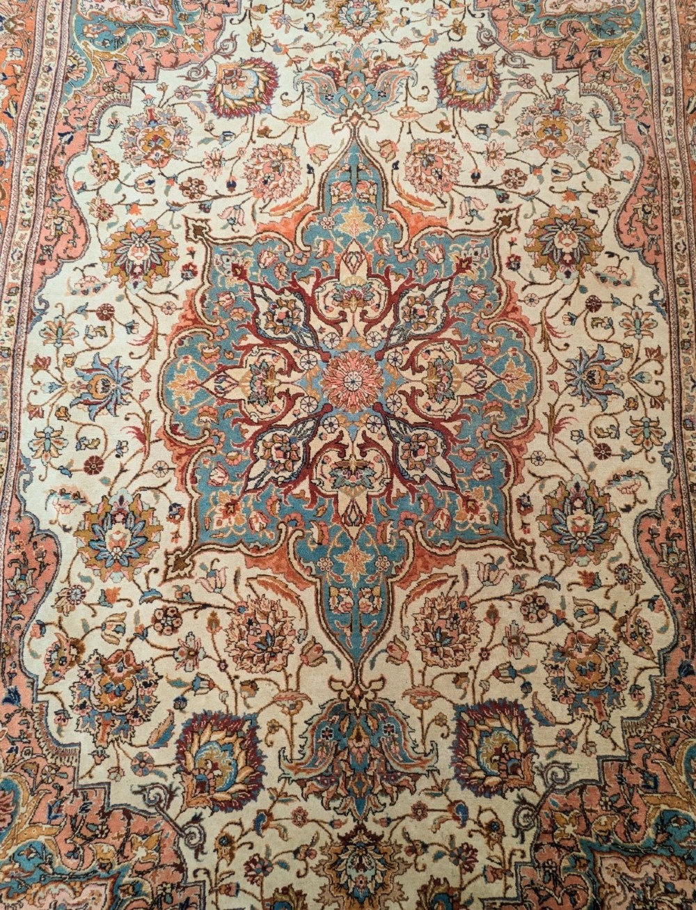 Beautiful Signed Tabriz Carpet 302 x 211 View X