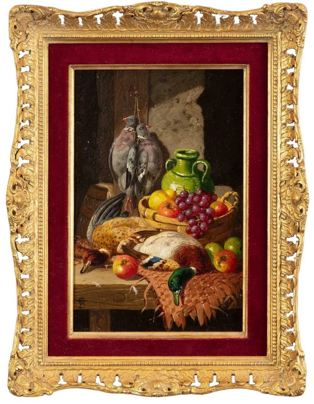 Oil Painting Still Life Charles Thomas Bale
