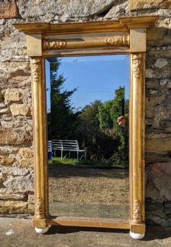 19TH CENTURY REGENCY GILTWOOD PIER MIRROR