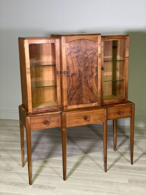 A PAIR OF WALNUT CABINETS BY ARTHUR REYNOLDS OF LUDLOW - ADDITIONAL PHOTO 2