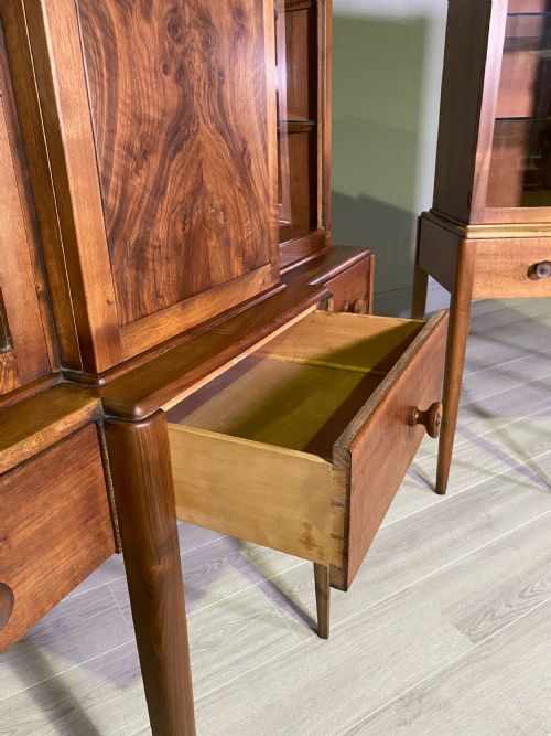 A PAIR OF WALNUT CABINETS BY ARTHUR REYNOLDS OF LUDLOW - ADDITIONAL PHOTO 6