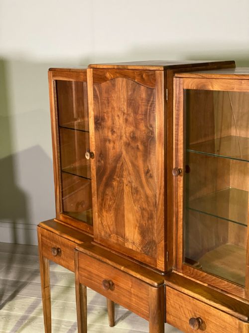 A PAIR OF WALNUT CABINETS BY ARTHUR REYNOLDS OF LUDLOW - ADDITIONAL PHOTO 8