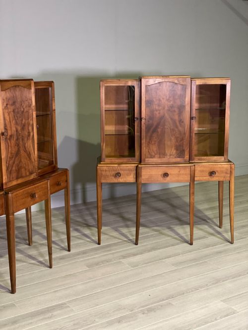 A PAIR OF WALNUT CABINETS BY ARTHUR REYNOLDS OF LUDLOW - ADDITIONAL PHOTO 9