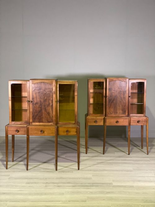 A PAIR OF WALNUT CABINETS BY ARTHUR REYNOLDS OF LUDLOW - ADDITIONAL PHOTO 10
