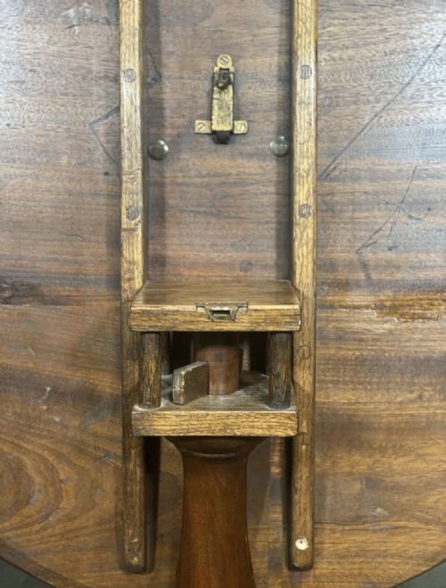 ANTIQUE BIRD CAGE TILT TOP TABLE - ADDITIONAL PHOTO 8