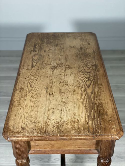 19TH CENTURY CHURCH SIDE TABLE - ADDITIONAL PHOTO 6