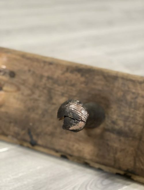LARGE 19TH CENTURY STABLE TACK COAT RACK - ADDITIONAL PHOTO 5