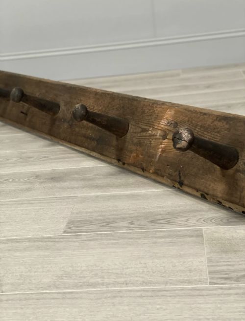 LARGE 19TH CENTURY STABLE TACK COAT RACK - ADDITIONAL PHOTO 7